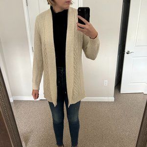 L.L. Bean Cardigan Off-white size Medium